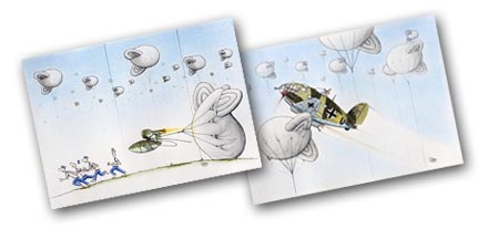 Aviation Cartoon Commission case study illustration 5 Aviation Cartoon Commission case study illustration 5