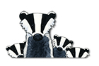 Link to 'Badger mum and cubs'