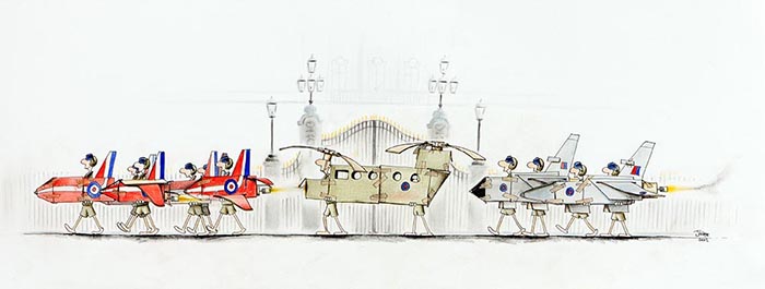 Diamond Jubilee Austerity Flypast